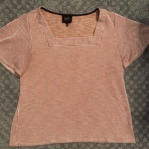 COPY - Anth. W5 NWOT Red & White striped boatneck…